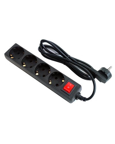 SP4B-218. Сетевой фильтр 4 розетки, 1,8м черный. 5bites в Грозном