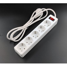 SP5W-530 GARDA. Сетевой фильтр 5 розеток,3м, белый. 5bites