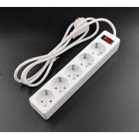 SP5W-518 GARDA. Сетевой фильтр 5 розеток,1,8м, белый. 5bites