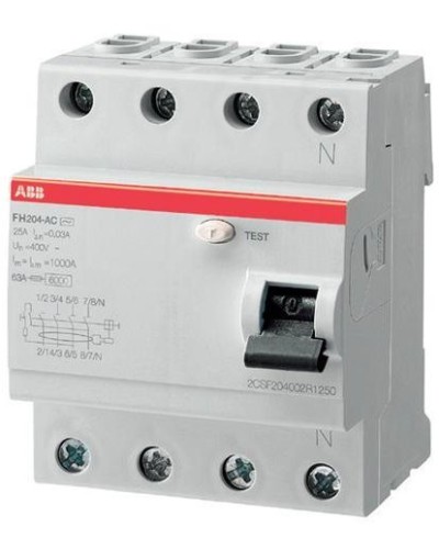 FH204 AC-40/0,03 (2CSF204004R1400). Выключатель дифференциального тока (УЗО). ABB в Грозном