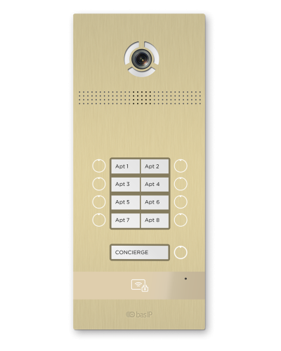 BI-08FB GOLD. Вызывная панель IP-домофона. BAS-IP в Грозном