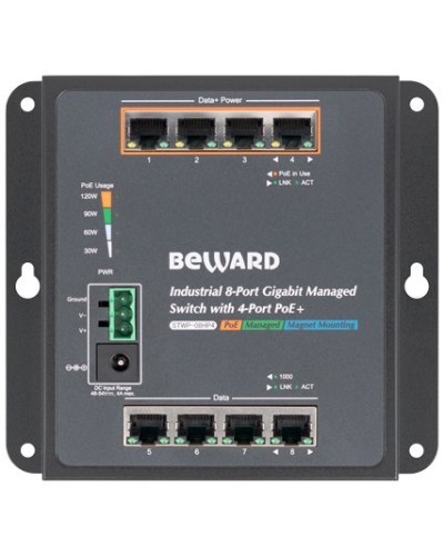 STWP-08HP4. Коммутатор 8-портовый. Beward в Грозном