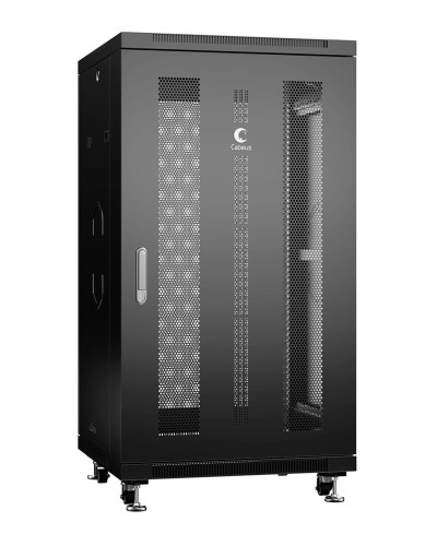 ND-05C-22U60/80-BK (8563c). Шкаф телекоммуникационный 19 напольный 22U. CABEUS в Грозном