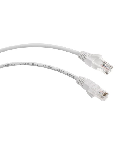 PC-UTP-RJ45-Cat.5e-0.15m-WH-LSZH (9486c), белый. Патч-корд медный. CABEUS в Грозном