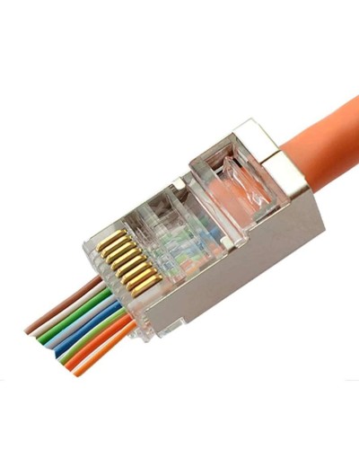 8P8C-SH-FC (100 шт) (10796c). Разъем RJ-45. CABEUS в Грозном