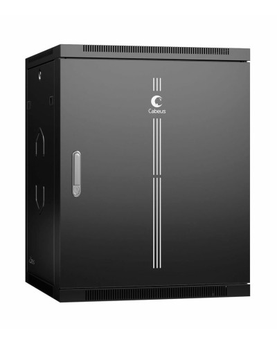 SH-05F-15U60/60m-R-BK (10746c). Шкаф телекоммуникационный 19 настенный 15U. CABEUS в Грозном