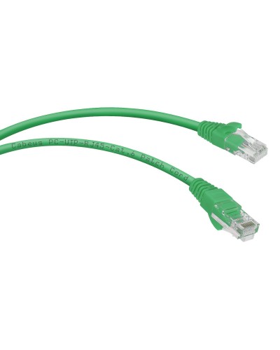 PC-UTP-RJ45-Cat.6-0.3m-GN (8682c), зелёный. Патч-корд медный. CABEUS в Грозном
