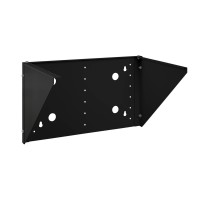 NC-6U-V-BK (12027c). Кронштейн настенный вертикальный 19 6U, цвет черный. CABEUS