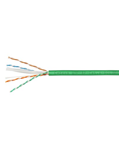 UTP-4P-Cat.6-SOLID-LSLTx-GN-100 (11139c-5). Кабель «витая пара» (LAN) для структурированных систем связи. CABEUS в Грозном