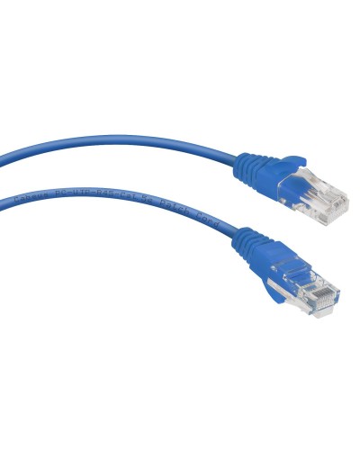 PC-UTP-RJ45-Cat.5e-0.3m-BL (7662c), синий. Патч-корд медный. CABEUS в Грозном
