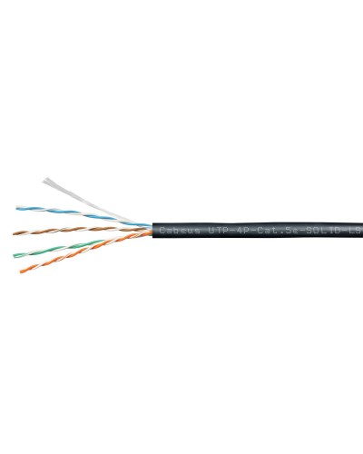 UTP-4P-Cat.5e-SOLID-LSZH-BK (9781c). Кабель «витая пара» (LAN) для структурированных систем связи. CABEUS в Грозном
