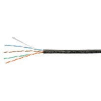 UTP-4P-Cat.5e-SOLID-BK (7252c). Кабель «витая пара» (LAN) для структурированных систем связи. CABEUS