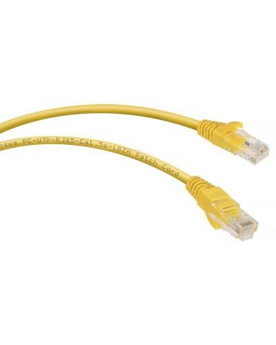 PC-UTP-RJ45-Cat.5e-0.3m-YL-LSZH (9495c), желтый. Патч-корд медный. CABEUS в Грозном