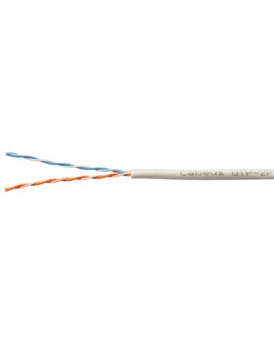 UTP-2P-Cat.5e-SOLID-GY-100 (7169c-5). Кабель «витая пара» (LAN) для структурированных систем связи. CABEUS в Грозном