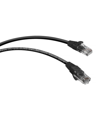 PC-UTP-RJ45-Cat.5e-0.3m-BK-LSZH (9535c), чёрный. Патч-корд медный. CABEUS в Грозном
