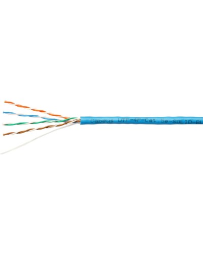 UTP-4P-Cat.5e-SOLID-BL-100 (7248c-5). Кабель «витая пара» (LAN) для структурированных систем связи. CABEUS в Грозном