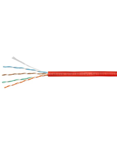 UTP-4P-Cat.5e-SOLID-LSZH-RD (9778c). Кабель «витая пара» (LAN) для структурированных систем связи. CABEUS в Грозном
