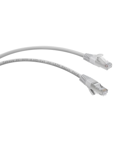 PC-SSTP-RJ45-Cat.6a-1m-LSZH (7901c), серый. Патч-корд медный. CABEUS в Грозном