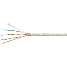UTP-4P-Cat.5e-SOLID-LSLTx-GY (10945c). Кабель «витая пара» (LAN) для структурированных систем связи. CABEUS