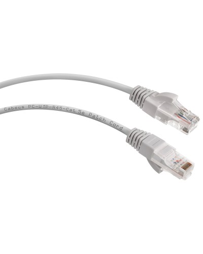 PC-UTP-RJ45-Cat.5e-15m-LSZH (9592c), серый. Патч-корд медный. CABEUS в Грозном