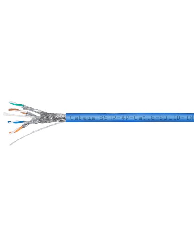 SSTP-4P-Cat.8-SOLID-IN-LSZH-BL (7750c). Кабель «витая пара» (LAN) для структурированных систем связи. CABEUS в Грозном