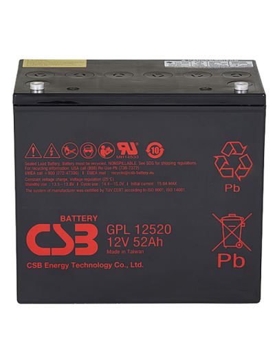 CSB GPL 12520. Аккумулятор герметичный свинцово-кислотный. CSB в Грозном