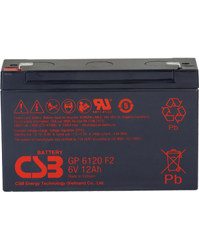 CSB GP 6120. Аккумулятор герметичный свинцово-кислотный. CSB в Грозном