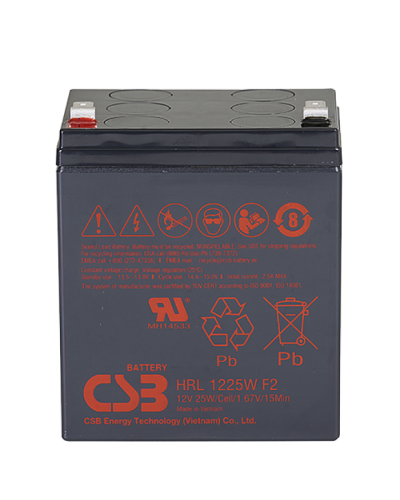 CSB HRL 1225W FR. Аккумулятор герметичный свинцово-кислотный. CSB в Грозном