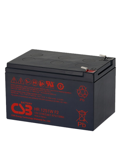 CSB HR 1251W. Аккумулятор герметичный свинцово-кислотный. CSB в Грозном