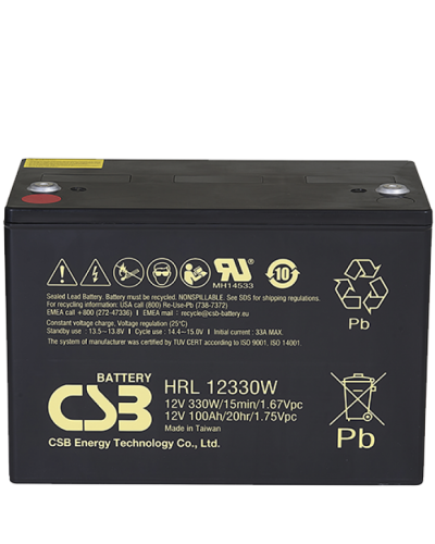 CSB HRL 12330W FR. Аккумулятор герметичный свинцово-кислотный. CSB в Грозном