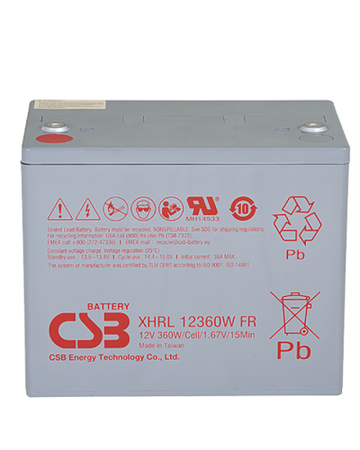 CSB XHRL 12360W FR. Аккумулятор герметичный свинцово-кислотный. CSB в Грозном