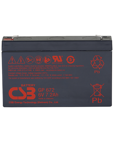 CSB GP 672. Аккумулятор герметичный свинцово-кислотный. CSB в Грозном