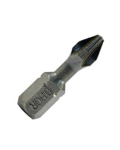 Биты Ph1x25 мм, Torsion, C 6,3 (10шт) (D-T-PH01-025-010). Биты фрезерованные. D.BOR в Грозном