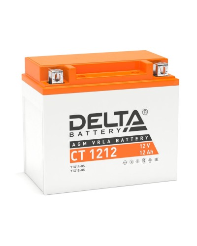 Delta CT 1212. Аккумулятор герметичный свинцово-кислотный стартерный. Delta в Грозном