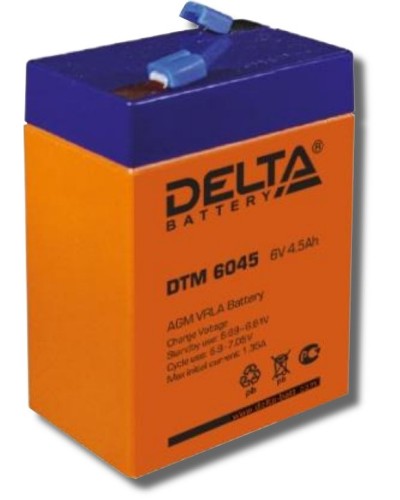 Delta DTM 6045. Аккумулятор герметичный свинцово-кислотный. Delta в Грозном