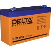 Delta DTM 612. Аккумулятор герметичный свинцово-кислотный. Delta