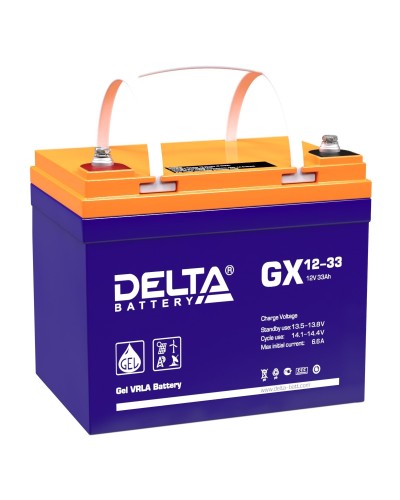 Delta GX 12-33. Аккумулятор герметичный свинцово-кислотный. Delta в Грозном