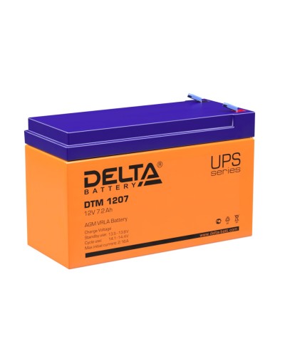 Delta DTM 1207. Аккумулятор герметичный свинцово-кислотный. Delta в Грозном