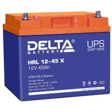 Delta HRL 12-45 X. Аккумулятор герметичный свинцово-кислотный. Delta
