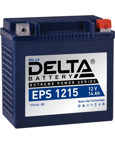 Delta EPS 1215. Аккумулятор герметичный свинцово-кислотный стартерный. Delta в Грозном