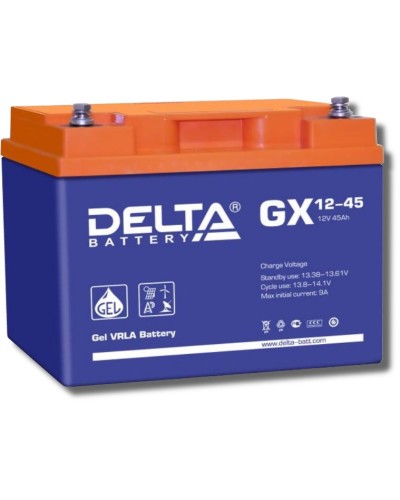 Delta GX 12-45. Аккумулятор герметичный свинцово-кислотный. Delta в Грозном