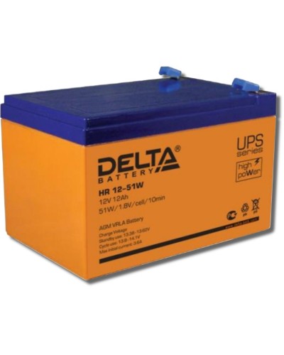 Delta HR 12-51 W. Аккумулятор герметичный свинцово-кислотный. Delta в Грозном