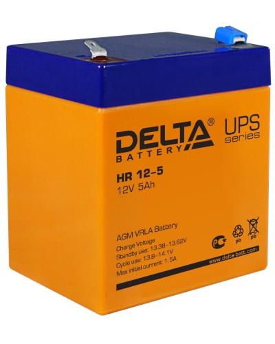 Delta HR 12-5. Аккумулятор герметичный свинцово-кислотный. Delta в Грозном