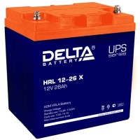 Delta HRL 12-26 X. Аккумулятор герметичный свинцово-кислотный. Delta