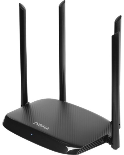 DWR-AC1202 AC1200 10/100/1000BASE-TX черный. Роутер беспроводной. Digma в Грозном