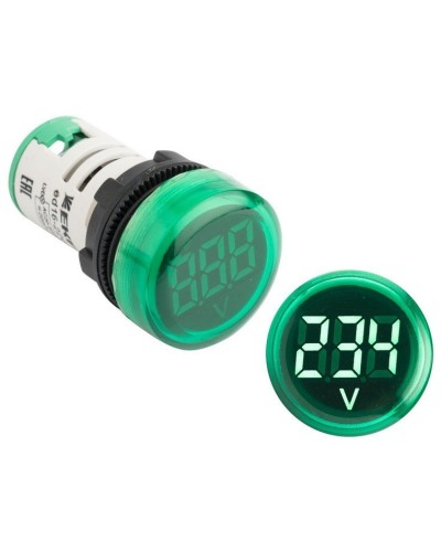 ED16-22VD (ed16-22vd-g). Индикатор значения напряжения зеленый. EKF в Грозном