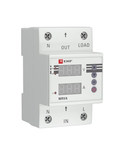 MRVA 40A PROxima (MRVA-40A). Реле напряжения и тока с дисплеем. EKF в Грозном