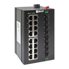TSX-U-8GX/SFP-16GT. Промышленный неуправляемый коммутатор. EKF
