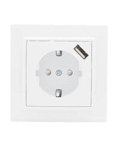 Минск Розетка 1-местная СП с/з 16А (ERR16-028-100-USB). Розетка 1-местная СП с/з 16А. EKF в Грозном