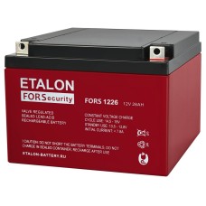 ETALON FORS 1226. Аккумулятор герметичный свинцово-кислотный. ETALON